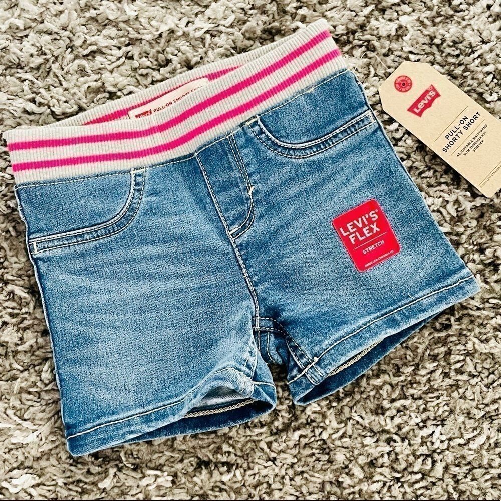 NWT Levi’s Girls Pull-On Shorty Shorts